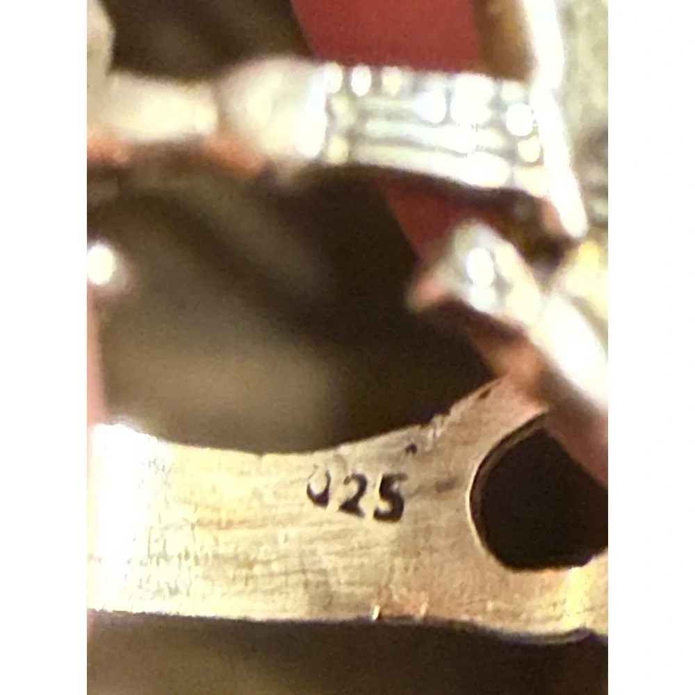 FAF Sterling Silver 925 Boy and Girl Holding Hands Cut Out Band Ring Size 8